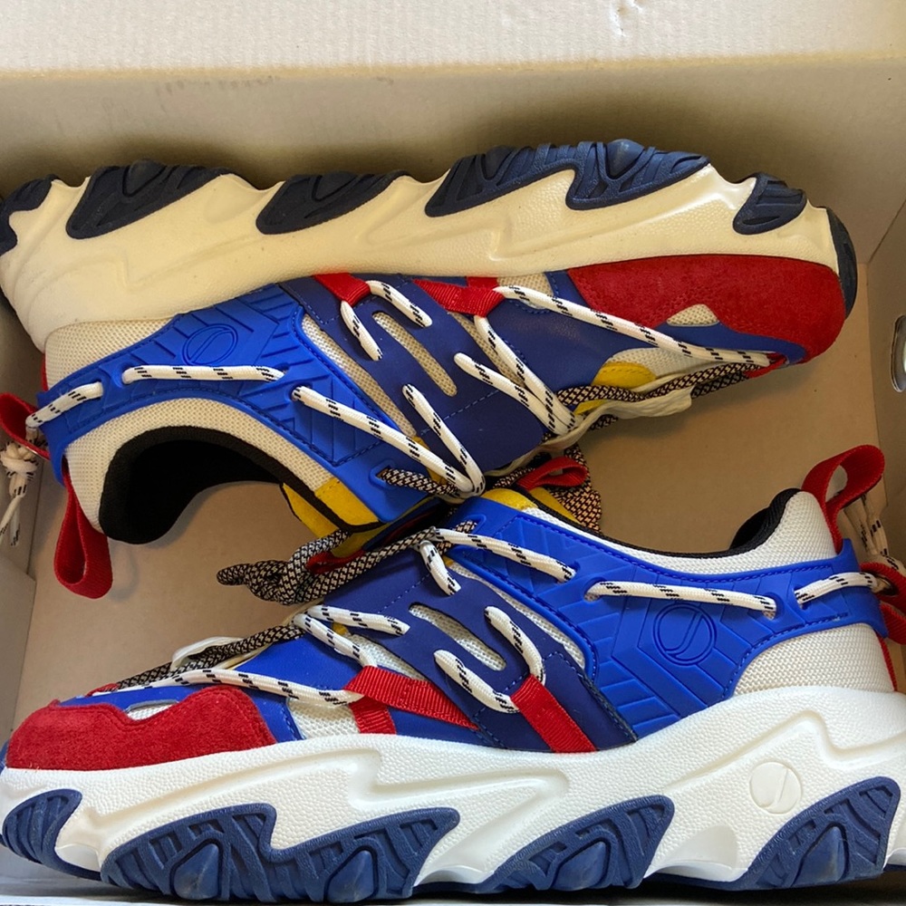 Javi shoes intune edition blu red and white size 10